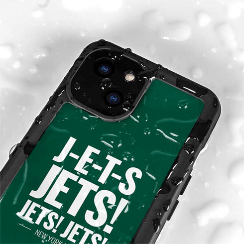 NFL New York Jets Team Motto iPhone 15 Plus Waterproof Case